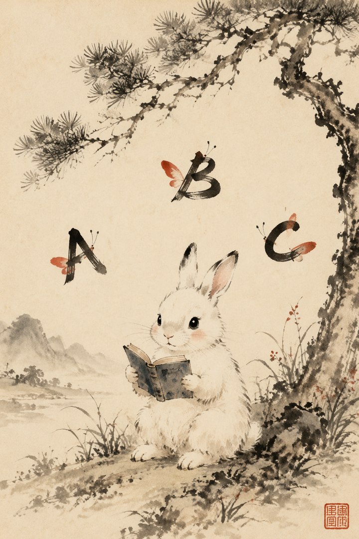 兔兔背单词